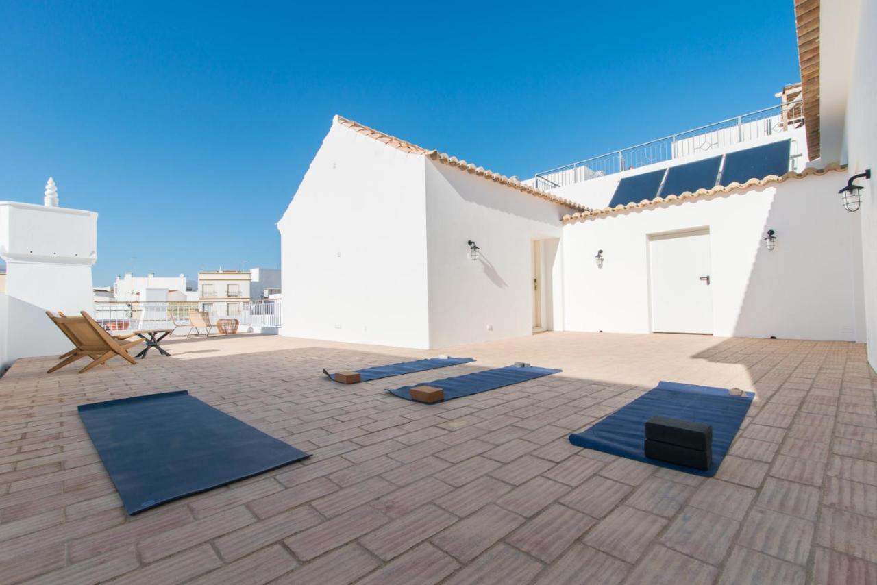 Casa Rosa Villa With Pool In Olhao Centre Eksteriør bilde