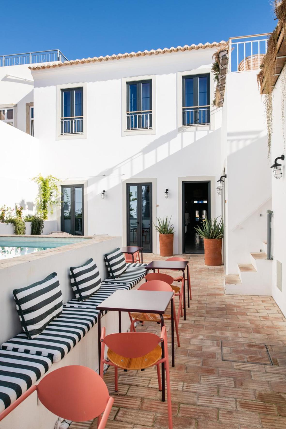 Casa Rosa Villa With Pool In Olhao Centre Eksteriør bilde
